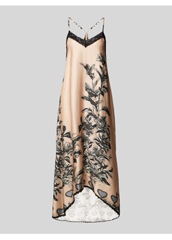 Sukienka midi z wiskozy z obszyciem koronką ze sklepu Peek&Cloppenburg  w kategorii Sukienki - zdjęcie 174370956