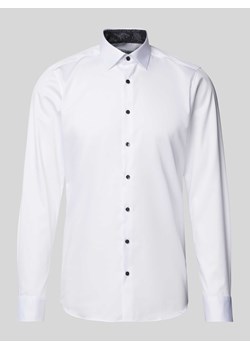 Koszula biznesowa o kroju slim fit z listwą guzikową ze sklepu Peek&Cloppenburg  w kategorii Koszule męskie - zdjęcie 174371046