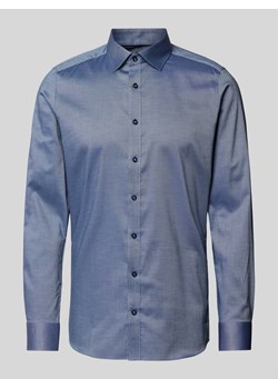 Koszula biznesowa o kroju slim fit z listwą guzikową ze sklepu Peek&Cloppenburg  w kategorii Koszule męskie - zdjęcie 174371076