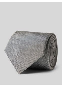 Krawat jedwabny z drobną fakturą (7 cm) ze sklepu Peek&Cloppenburg  w kategorii Krawaty - zdjęcie 174371109