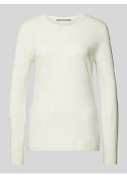 Sweter z kaszmiru z okrągłym dekoltem ze sklepu Peek&Cloppenburg  w kategorii Swetry damskie - zdjęcie 174371145
