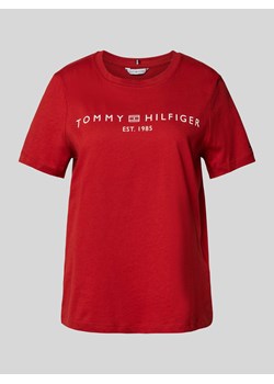 T-shirt z nadrukiem z logo ze sklepu Peek&Cloppenburg  w kategorii Bluzki damskie - zdjęcie 174371455