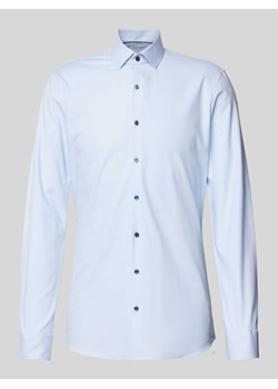 Koszula biznesowa o kroju Super Slim Fit z kołnierzykiem typu kent ze sklepu Peek&Cloppenburg  w kategorii Koszule męskie - zdjęcie 174371517