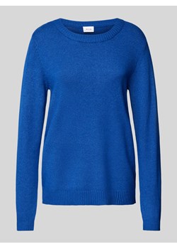 Sweter z dzianiny z prążkowanymi wykończeniami model ‘Viril’ ze sklepu Peek&Cloppenburg  w kategorii Swetry damskie - zdjęcie 174371565