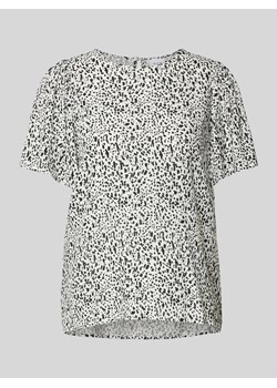 Bluzka z wiskozy z okrągłym dekoltem model ‘KAYA’ ze sklepu Peek&Cloppenburg  w kategorii Bluzki damskie - zdjęcie 174372275