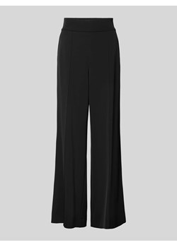 Spodnie materiałowe z szeroką nogawką z przeszytym kantem ze sklepu Peek&Cloppenburg  w kategorii Spodnie damskie - zdjęcie 174372389