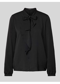 Bluzka z wiązaniem pod szyją i falbaną ze sklepu Peek&Cloppenburg  w kategorii Bluzki damskie - zdjęcie 174372679