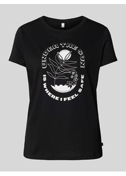 T-shirt z nadrukowanym motywem ze sklepu Peek&Cloppenburg  w kategorii Bluzki damskie - zdjęcie 174372728
