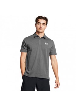 Męska koszulka polo Under Armour UA Icon Polo - szara ze sklepu Sportstylestory.com w kategorii T-shirty męskie - zdjęcie 174388028