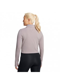 Damski longsleeve do biegania Under Armour UA Launch Elite Half Zip - beżowy ze sklepu Sportstylestory.com w kategorii Bluzki damskie - zdjęcie 174388106