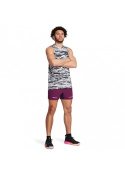 Męskie spodenki treningowe Under Armour Project Rock Ultimate 5" Short - fioletowe ze sklepu Sportstylestory.com w kategorii Spodenki męskie - zdjęcie 174388186