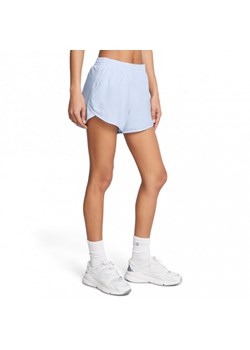 Damskie spodenki do biegania Under Armour UA Fly By 3'' Shorts - niebieskie ze sklepu Sportstylestory.com w kategorii Szorty - zdjęcie 174388739