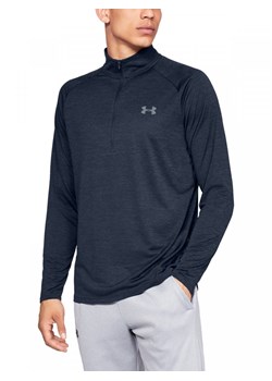 Męska bluza treningowa UNDER ARMOUR Tech 2.0 1/2 Zip - granatowa ze sklepu Sportstylestory.com w kategorii Bluzy męskie - zdjęcie 174388819