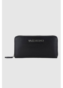 VALENTINO Duży czarny portfel Divina Zip Around Wallet ze sklepu outfit.pl w kategorii Portfele damskie - zdjęcie 174421149