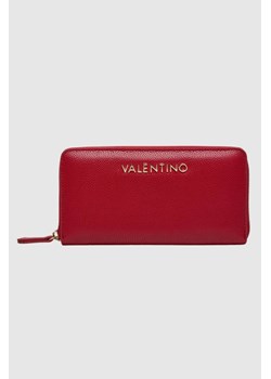 VALENTINO Duży czerwony portfel Divina Zip Around Wallet ze sklepu outfit.pl w kategorii Portfele damskie - zdjęcie 174421159