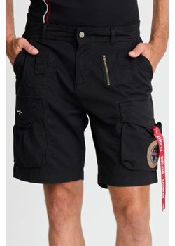 AERONAUTICA MILLITARE Czarne shorty Crew Chief, Wybierz rozmiar 54 ze sklepu outfit.pl w kategorii Spodenki męskie - zdjęcie 174421409