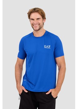 EA7 Niebieski t-shirt Ventus 7, Wybierz rozmiar XXL ze sklepu outfit.pl w kategorii T-shirty męskie - zdjęcie 174421615