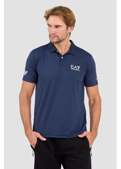 EA7 Granatowa koszulka polo Ventus 7, Wybierz rozmiar XXL ze sklepu outfit.pl w kategorii T-shirty męskie - zdjęcie 174421698