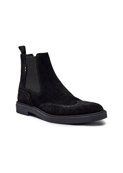 BOSS BLACK Skórzane sztyblety Calev ze sklepu Gomez Fashion Store w kategorii Buty zimowe męskie - zdjęcie 174504537