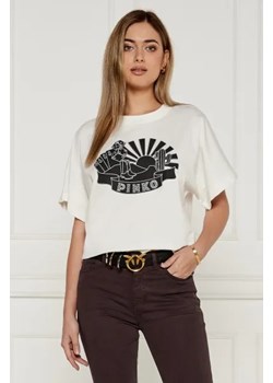 Pinko T-shirt DICE | Regular Fit ze sklepu Gomez Fashion Store w kategorii Bluzki damskie - zdjęcie 174505395