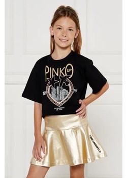 Pinko UP T-shirt | Cropped Fit ze sklepu Gomez Fashion Store w kategorii Bluzki dziewczęce - zdjęcie 174505558