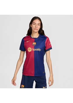 Damska koszulka piłkarska Nike Dri-FIT FC Barcelona Stadium 2024/25 (wersja domowa) – replika - Niebieski ze sklepu Nike poland w kategorii Bluzki damskie - zdjęcie 174505847