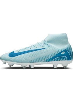 Korki piłkarskie typu high top SG-Pro Nike Mercurial Superfly 10 Academy - Niebieski ze sklepu Nike poland w kategorii Buty sportowe męskie - zdjęcie 174505937