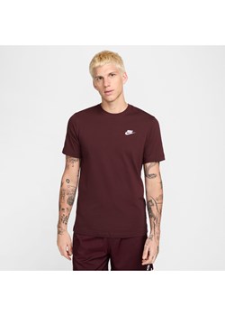 T-shirt męski Nike Sportswear Club - Czerwony ze sklepu Nike poland w kategorii T-shirty męskie - zdjęcie 174505939