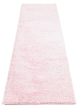 Jasnoróżowy chodnik dywanowy włochacz N6-C85 ze sklepu Edinos.pl w kategorii Dywany - zdjęcie 174508766