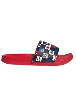 Klapki adidas Adilette Comfort Spiderman K  HP7758 czerwone ze sklepu ButyModne.pl w kategorii Klapki dziecięce - zdjęcie 174518378