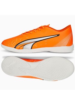 Buty piłkarskie Puma Ultra Play It 107227 01 pomarańczowe pomarańcze i czerwienie ze sklepu ButyModne.pl w kategorii Buty sportowe męskie - zdjęcie 174518446