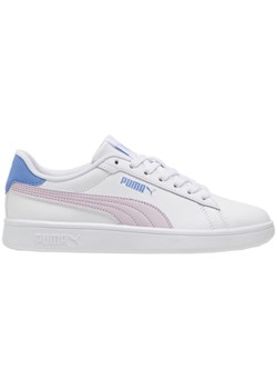 Buty Puma Smash 3.0 L  392031 13 białe ze sklepu ButyModne.pl w kategorii Buty sportowe dziecięce - zdjęcie 174518596