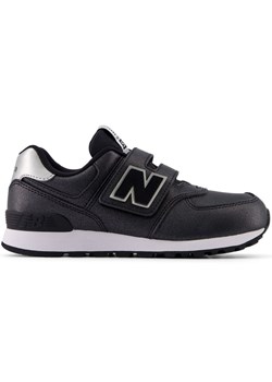 Buty New Balance sneakersy zapinane na rzep PV574FM czarne ze sklepu ButyModne.pl w kategorii Buty sportowe dziecięce - zdjęcie 174518818