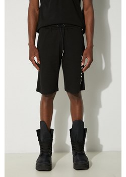 Alpha Industries szorty bawełniane Alpha Industries Alpha Jersey Short 116366 03 kolor czarny 116366.03-CZARNY ze sklepu PRM w kategorii Spodenki męskie - zdjęcie 174537436