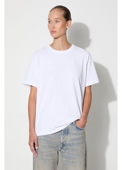 Samsoe Samsoe t-shirt bawełniany CAMINO kolor biały F00012400 ze sklepu PRM w kategorii Bluzki damskie - zdjęcie 174537466