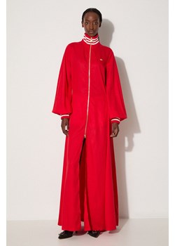 adidas Originals sukienka Satin Dress kolor czerwony maxi rozkloszowana IX0946 ze sklepu PRM w kategorii Sukienki - zdjęcie 174538139