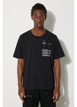 MM6 Maison Margiela t-shirt bawełniany męski kolor czarny z nadrukiem SH0GC0030.S24312 ze sklepu PRM w kategorii T-shirty męskie - zdjęcie 174538248