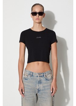 Rotate t-shirt damski kolor czarny ze sklepu PRM w kategorii Bluzki damskie - zdjęcie 174538619