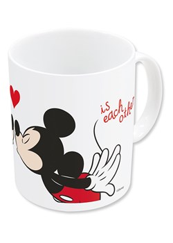 Disney Minnie Mouse Kubek  w kolorze biało-czarno-czerwonym - 325 ml ze sklepu Limango Polska w kategorii Naczynia dziecięce - zdjęcie 174541975