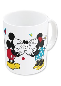 Disney Minnie Mouse Kubek w kolorze białym ze wzorem - 325 ml ze sklepu Limango Polska w kategorii Naczynia dziecięce - zdjęcie 174541977