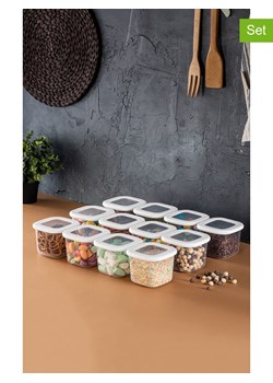 Violeta Home Pojemniki (12 szt.) w kolorze białym - 550 ml ze sklepu Limango Polska w kategorii Pojemniki kuchenne - zdjęcie 174542329