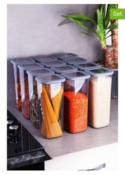 Violeta Home Pojemniki (12 szt.) w kolorze niebieskim - 1,75 l ze sklepu Limango Polska w kategorii Pojemniki kuchenne - zdjęcie 174542468