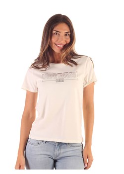 Pepe Jeans FOOTWEAR Koszulka w kolorze kremowym ze sklepu Limango Polska w kategorii Bluzki damskie - zdjęcie 174544655
