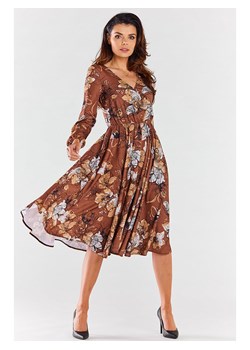 Awama Sukienka w kolorze brązowo-beżowym ze sklepu Limango Polska w kategorii Sukienki - zdjęcie 174546027