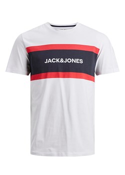 JACK &amp; JONES Junior Koszulka &quot;Shake&quot; w kolorze białym ze sklepu Limango Polska w kategorii T-shirty chłopięce - zdjęcie 174546325