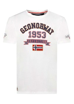 Geographical Norway Koszulka &quot;Jollegio&quot; w kolorze białym ze sklepu Limango Polska w kategorii T-shirty męskie - zdjęcie 174547238