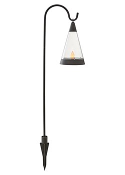 STAR Trading Solarna lampa ogrodowa LED "Pisa" w kolorze czarnym - wys. 70 cm ze sklepu Limango Polska w kategorii Oświetlenie - zdjęcie 174547638