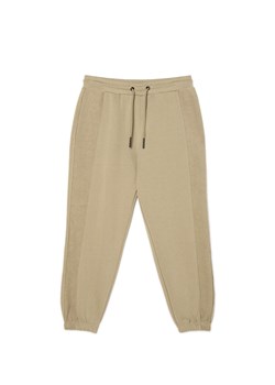Cropp - Beżowe dresowe joggery - beżowy ze sklepu Cropp w kategorii Spodnie męskie - zdjęcie 174548008