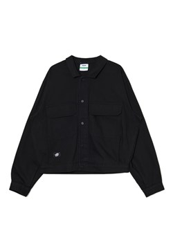 Cropp - Czarna bawełniana kurtka katanka - czarny ze sklepu Cropp w kategorii Kurtki męskie - zdjęcie 174548059