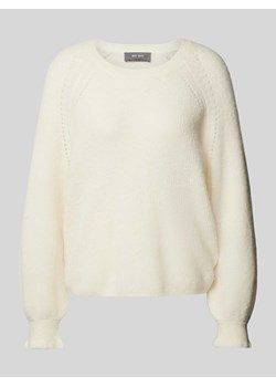 Sweter z dzianiny z prążkowanymi wykończeniami ze sklepu Peek&Cloppenburg  w kategorii Swetry damskie - zdjęcie 174549179